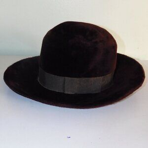 Curruti 1881 Bowler Hat Vintage Brown